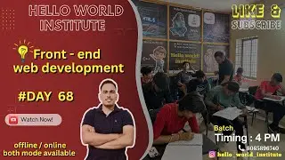 array methods in javascript || Frontend Web Development  @helloworld_institute