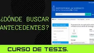 How to search for international background information for a thesis using repositories.
