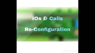 IOs And Calls Re-configuration