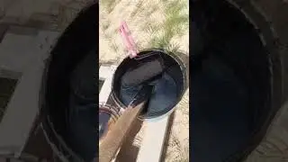 Гидроизоляция цоколя битумно-полимерным праймером AquaGuard