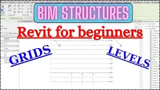 Create Grids & Levels in REVIT | REVIT beginners tutorial