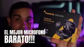 Micrófono Lavalier inalámbrico Maono WM620 🎙️ El mejor microfono calidad precio😱