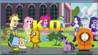 M.U.G.E.N - Kenny and Twilight Sparkle vs. Finn and Jake