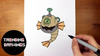 How To Draw Cybop from My Singing Monsters