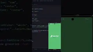 Grocery App Splash Screen in React Native 