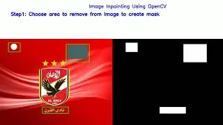 Image inpainting with OpenCV
