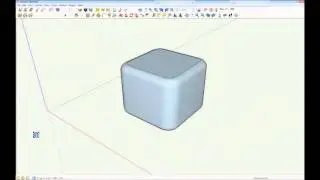 Creating a radius on all corners of a cube  in sketchup