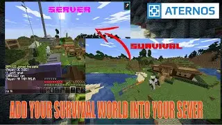 How to copy your  Survival world to your Server or SMP.