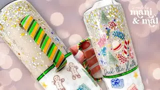 Old Fashioned Christmas Glitter Tumbler Tutorial | feat Teckwrap Craft Vinyl