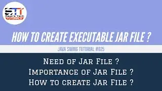 How to Create Executable Jar File | Java Swing Tutorial 