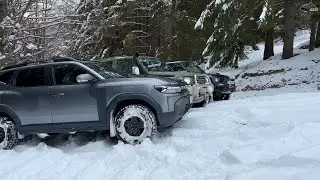Duster 2025 vs Mitsubishi Pajero vs Suzuki Jimny Snow Off Road