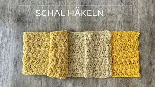 Häkeln für Anfänger: Schal im Zick-Zack-Muster, ganz einfach erklärt