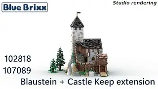 BlueBrixx Special 102818 Blaustein Castle + 1. Extension