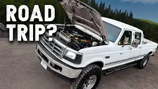 CAT Diesel swapped F350 Longest Roadtrip Ever! 