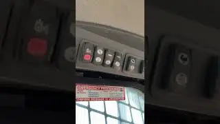 Releasing aux hydraulic pressure- Cat skid steer
