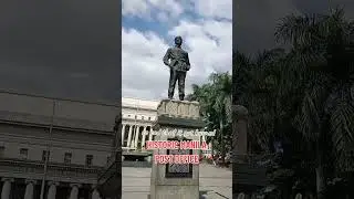 HISTORIC MANILA POST OFFICE SO SAD  THE FIRE GUTTED IT 