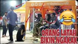 PRANK LATAHIN TEMEN DI DEPAN ORANG RAMAI | NGAKAK !!! WAJIB NONTON