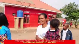l'arriver du président de l'ONGD LUCOPAV A NIOKI SON EXCELLENCE Mr. Papy NGOY ZENO