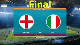 ENGLAND vs ITALY - UEFA Euro 2020 - Game Pes 2021