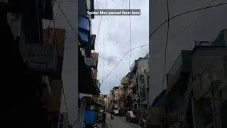 Spiderman trespassing from here
