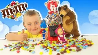 👀 Dispenser M&M grande Un regalo pratico e divertente per tutti i fan di M&M 👀