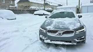 Volvo S90 AWD 4 çeker testi | drift tadında