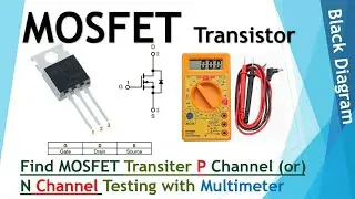 MOSFET || Testing with Multimeter|| n-Channel MOSFET, p-Channel MOSFET || On Board Testing