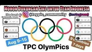 DUKUNG LIKE TEAM TOY PHOTO INDONESIA DI Instagram toypic_community tgl 9 - 15 Agustus 2019