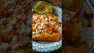 cooking some enchiladas 