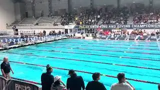 Hubert Kos 200 backstroke NCAA Record | 2024 Men’s Pac 12 Championships