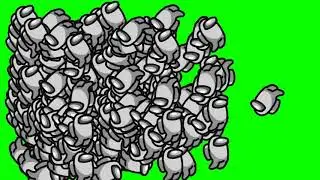 AMONG US! Among Us mass ejection animation on green screen - VFX for video Editing 