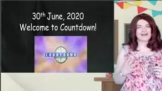 'COUNTDOWN' Game - Enjoy a Wee Family Game of the hit TV Show!