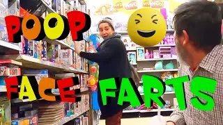 FARTING POOP FACE!!! 💩 (Funniest Fart Prank)