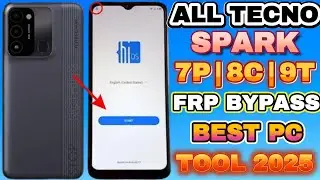 TECNO SPARK 7 | 8 | 9 FRP Bypass, All Android Version. ALL TECNO FRP Settings, Apps not Opening