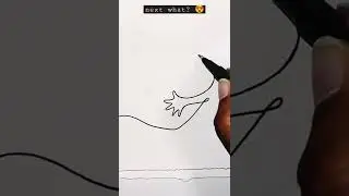 one line drawing pt 10|| #art #onelineartchallenge #shorts