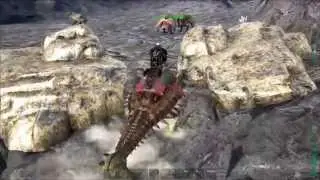 Ankylo bug, cant hit rocks, Ark: Survival Evolved