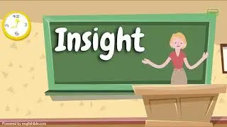 How to Pronounce Insight | Insight Pronunciation in English