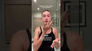 Hailey Bieber's routine