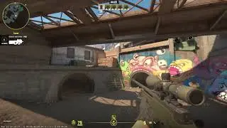 CS2 UNBELIEVABLE WALLBANG: From Tracks To Heaven