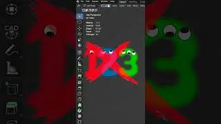 Мультикомпонентный режим в BLENDER #shorts  #3ddl #blender #zbrush #maya