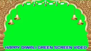no copyright free happy Diwali green screen video
