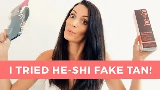 He-Shi Fake Tan Review| Dark Foaming Mousse| Before & After
