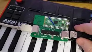 MIDI USB keyboard to PS/2 Spectrum port - version 3!
