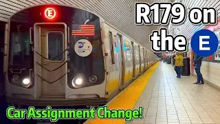 ⁴ᴷ⁶⁰ Car Assignment UPDATE: R179s Operating on the E Line!