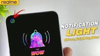 How To Enable Notification Light/Edge Lighting in Realme Devices🔥| Realme 9 Pro+, 9Pro, 9,8Pro,8..