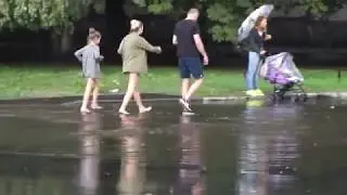 ливень с градом Киев 24 07 18