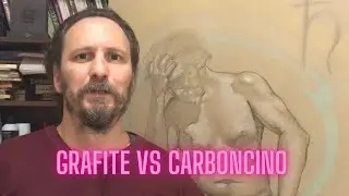 I materiali di base per disegnare. Grafite vs Carboncino (e fusaggine...e carbone)
