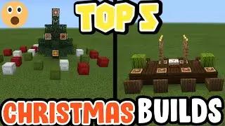 🎄TOP 5 CHRISTMAS BUILD HACKS!! | Minecraft