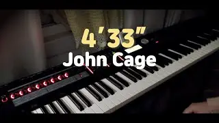 4′33″ - John Cage - piano cover - Jaeyong Kang