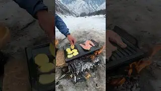 Семга на камне 🤤😍